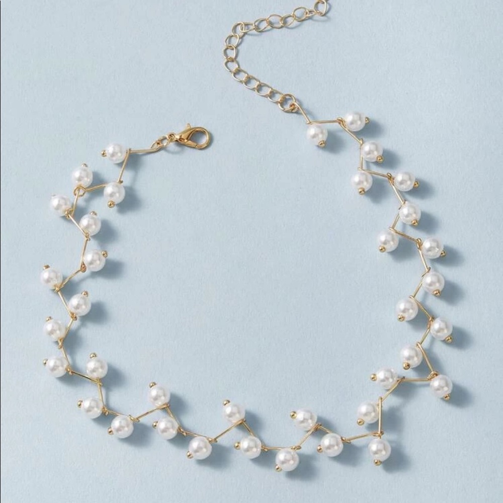 • Brianna • Pearl Choker - Picture 3 of 5